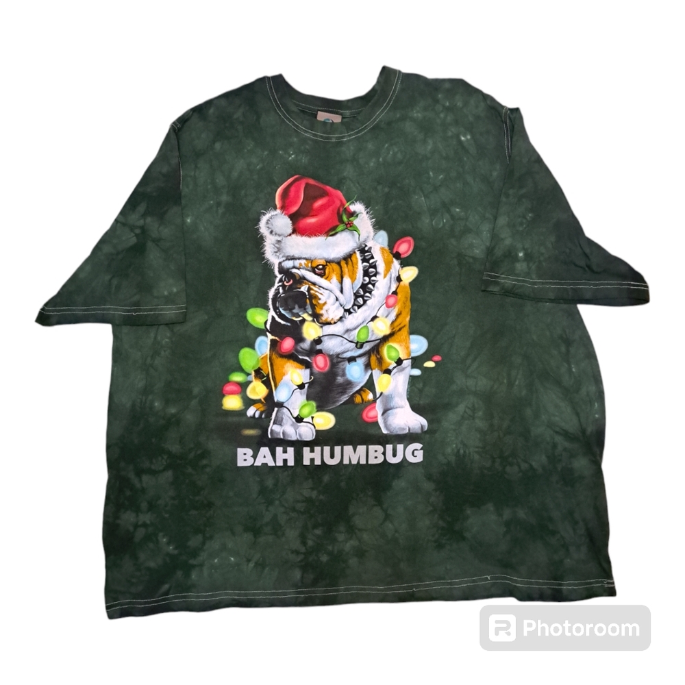 Liquid blue Bulldog Christmas shirt